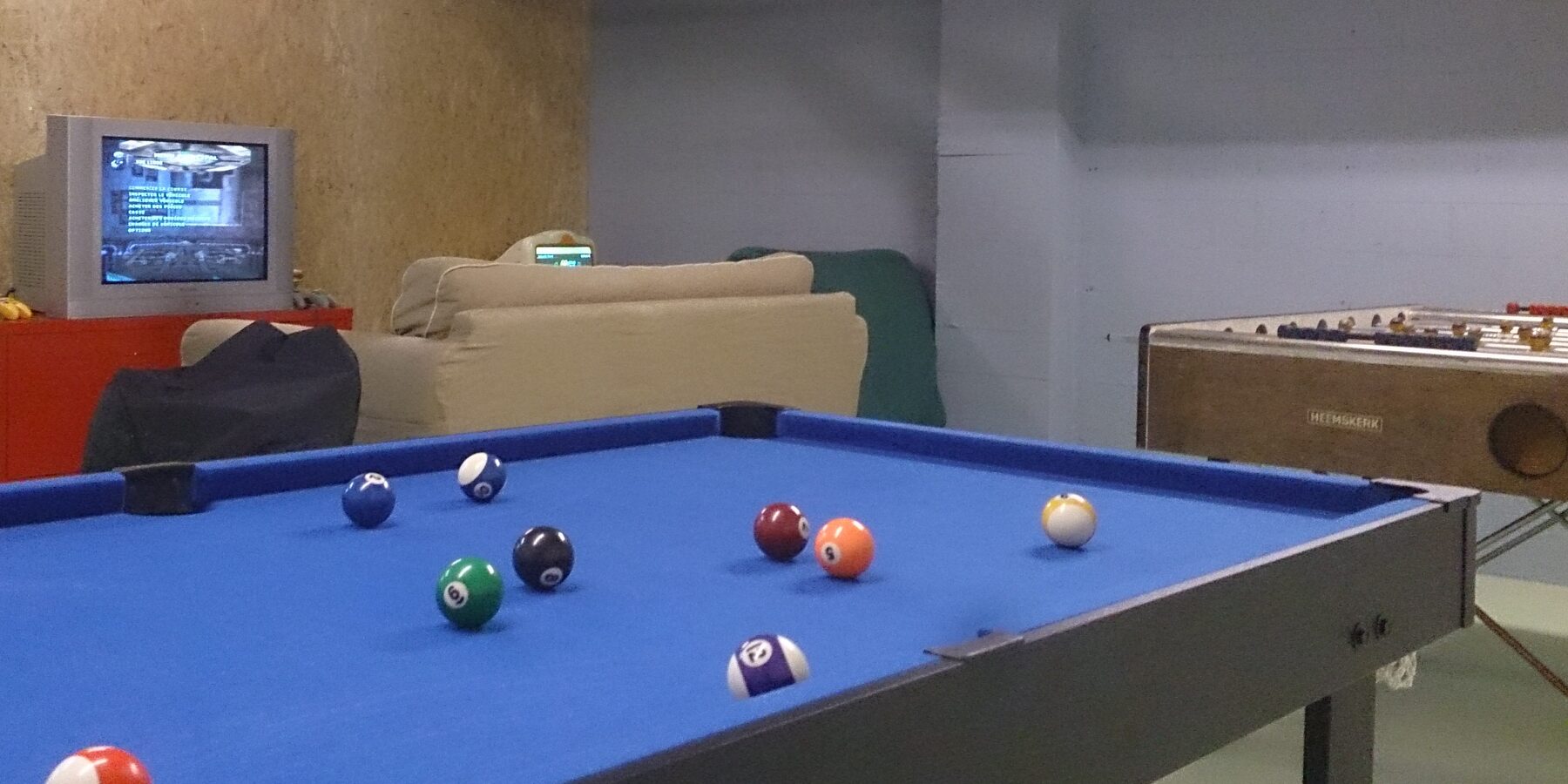 Poolbiljart in de game room